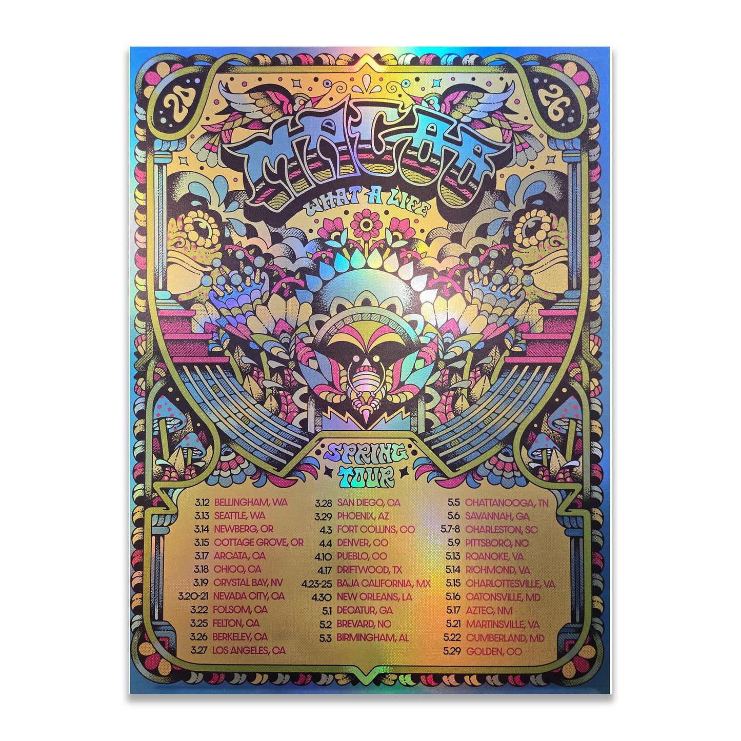 Tiffany Chin Spring '26 Tour Poster - Foil