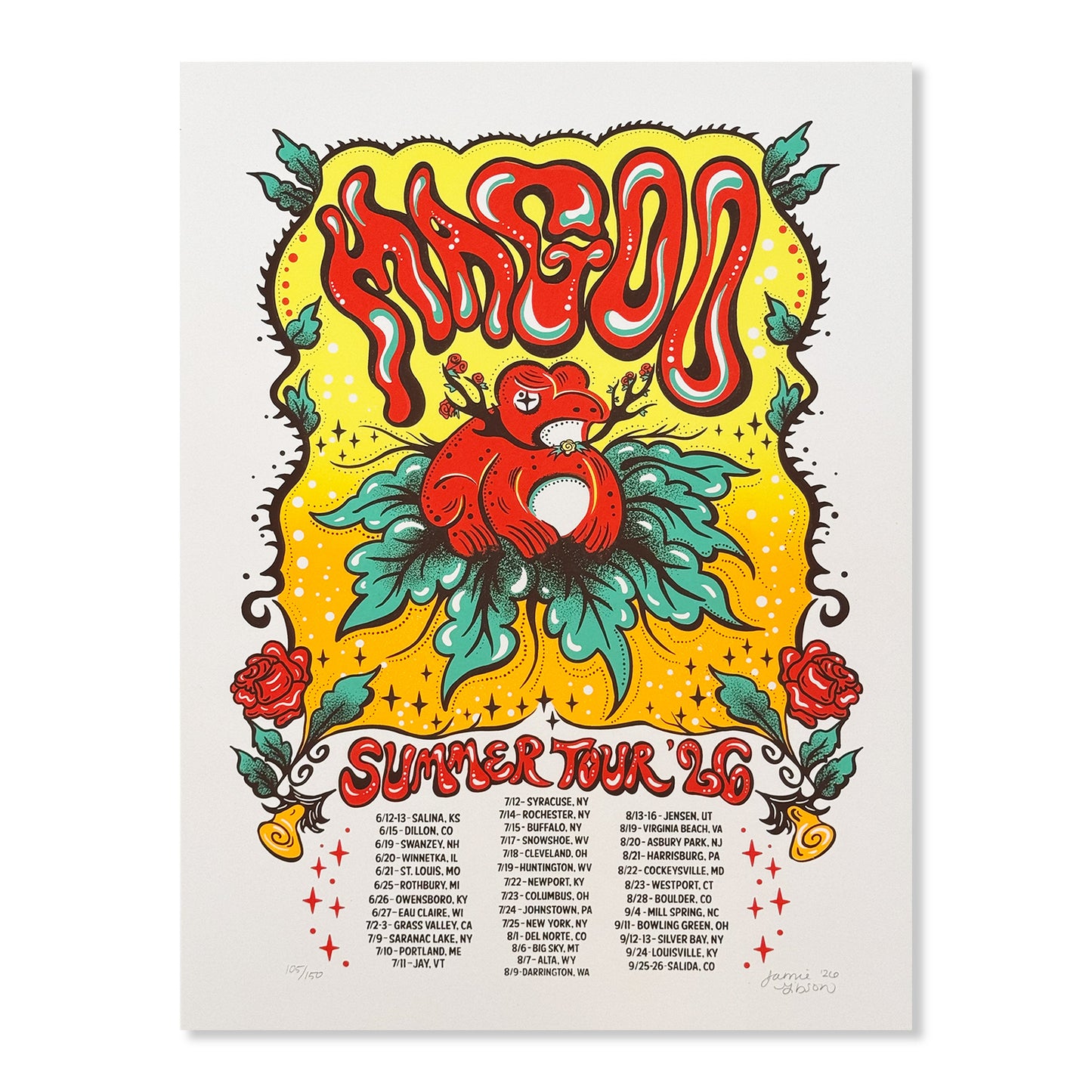 Summer 26 Tour Poster