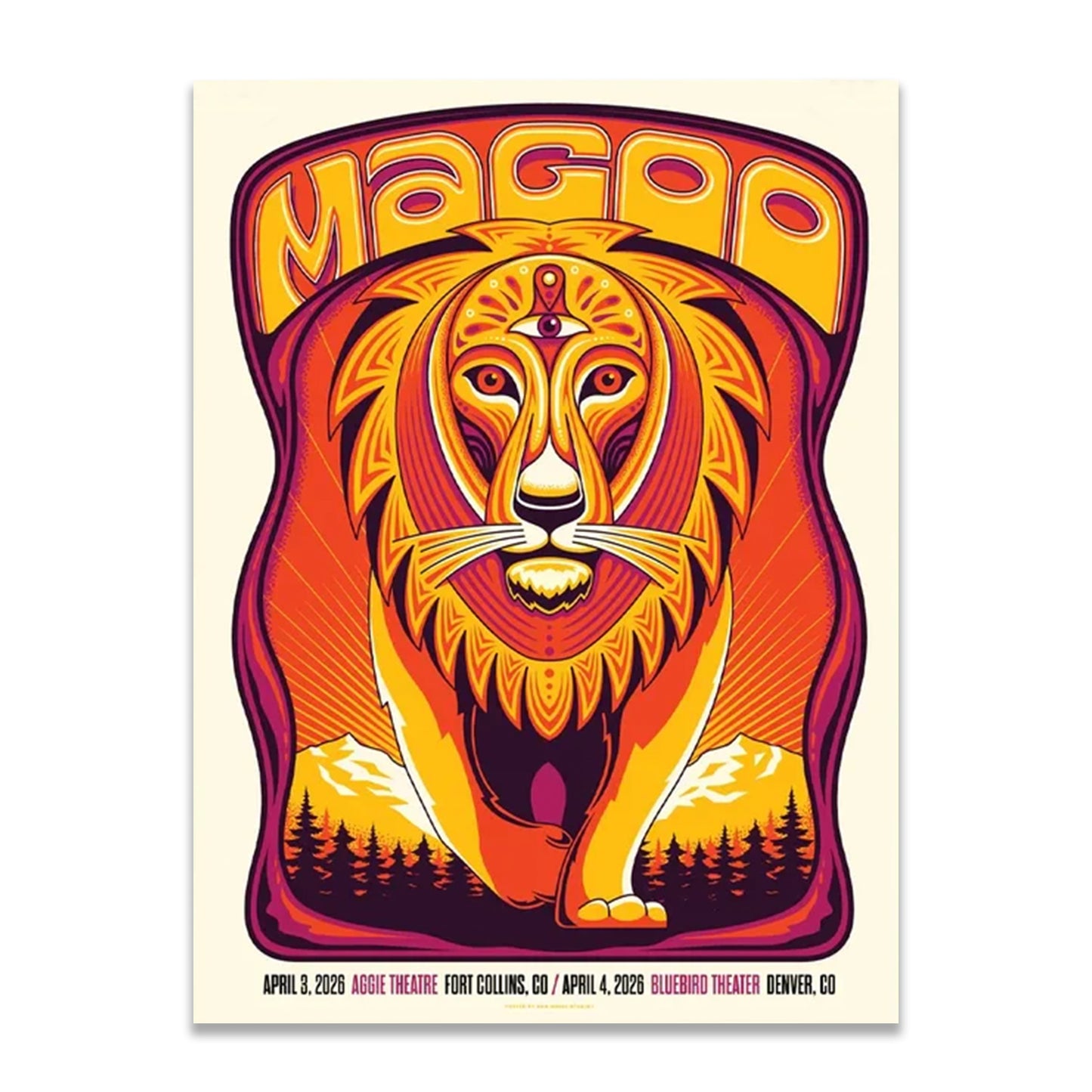 Limited Edition Aggie + Bluebird Poster - Paper Variant