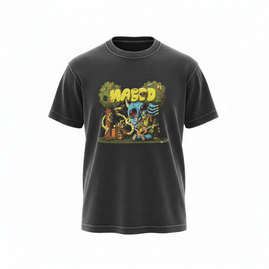 Magoo x Jimmy Alonzo T-Shirt - Black Vintage Wash