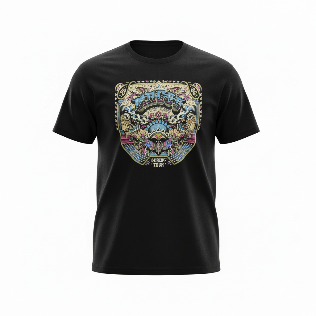 Magoo x Tiffany Chin 2026 Spring Tour T- Shirt -Black