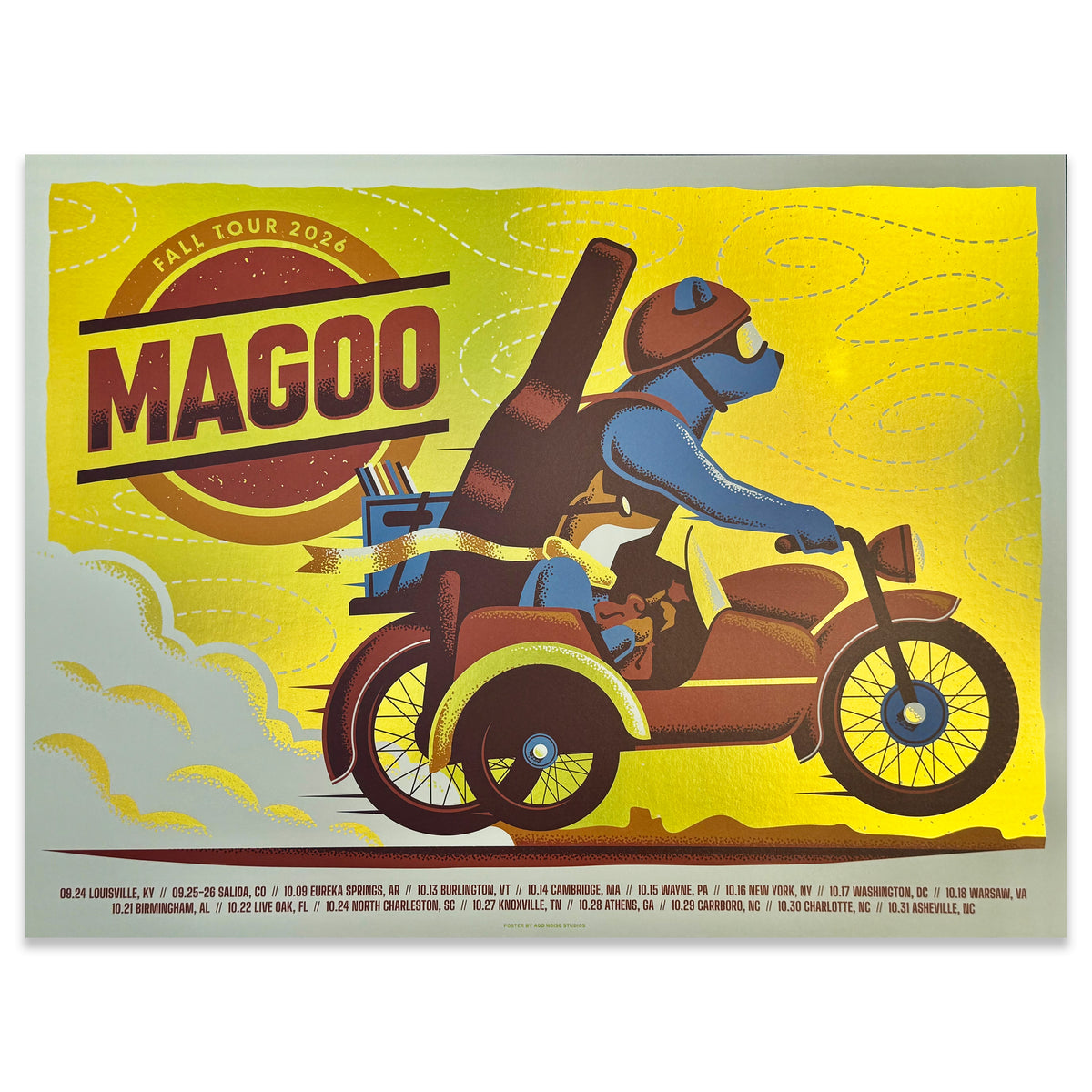 Fall 2026 Fall Tour Poster - Gold Foil