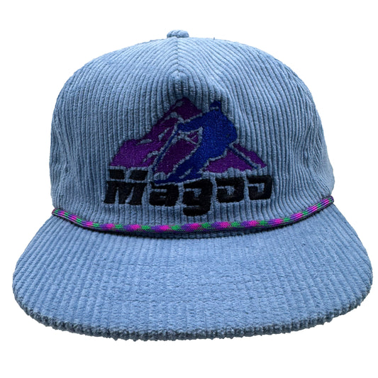 Dome Swap Corduroy Skier Snapback Hat - Slate Blue