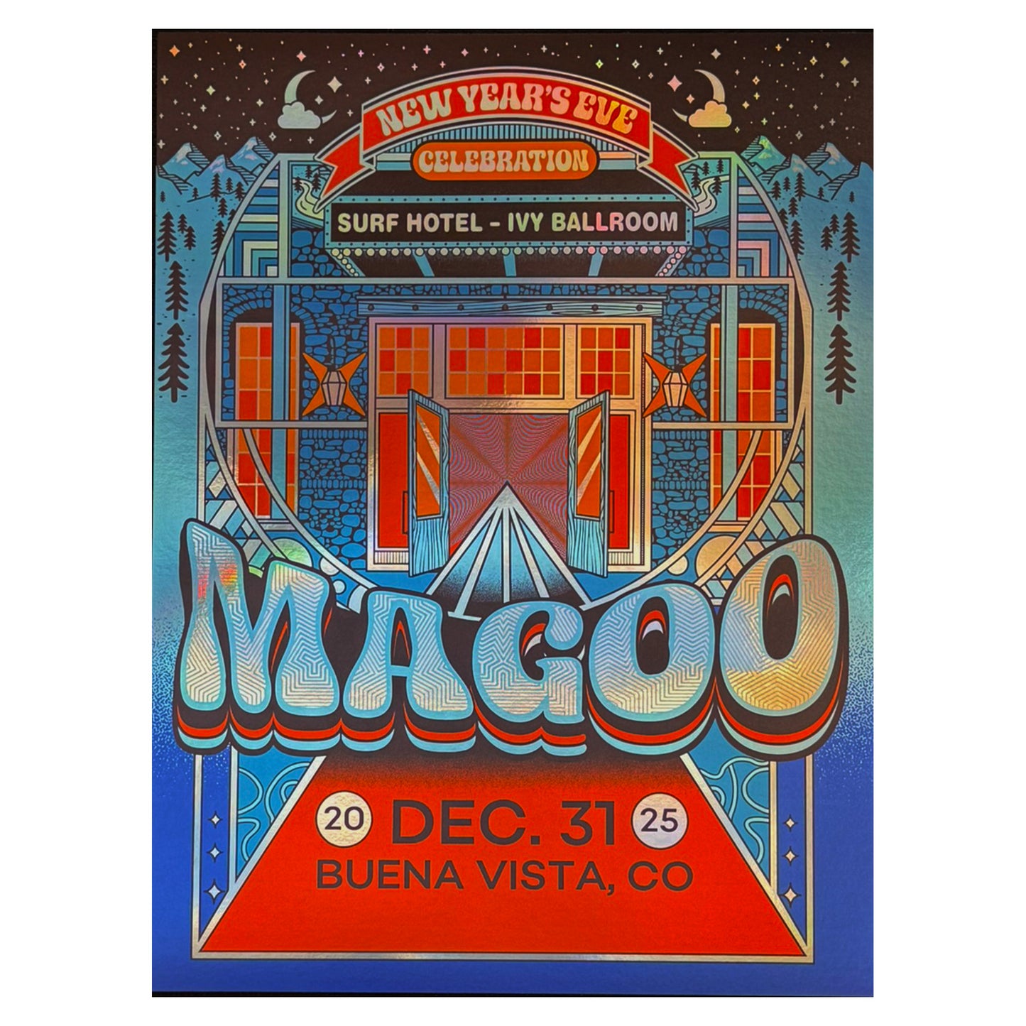 2025/26 New Year's Eve Foil Poster