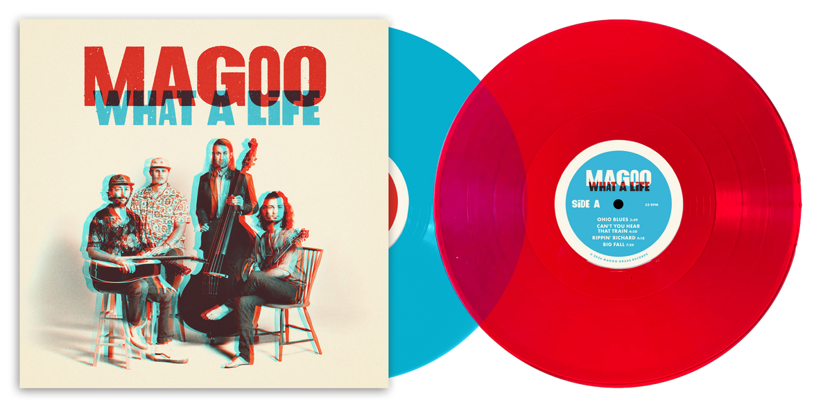 What a Life - Translucent Blue and Red 2X LP- Color Variant Edition – Magoo