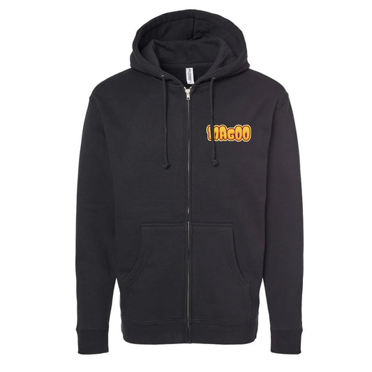Hobo Frogs Zip-UP Hoodie - Black